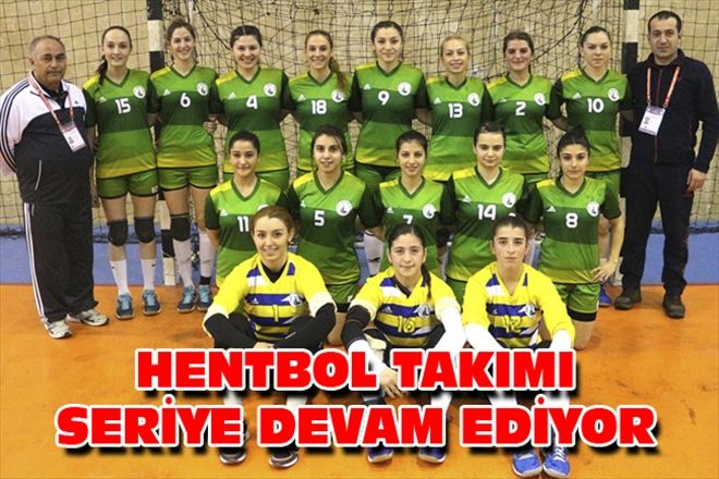 HENTBOL TAKIMI SERİYE DEVAM EDİYOR