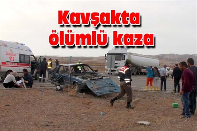 Kavşakta ölümlü kaza