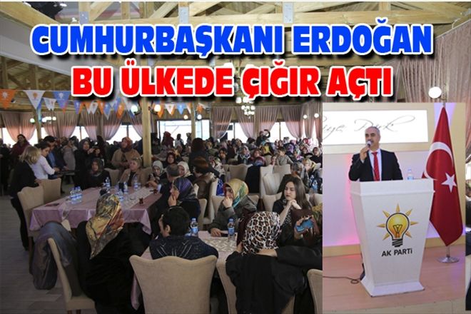 CUMHURBAŞKANI ERDOĞAN BU ÜLKEDE ÇIĞIR AÇTI