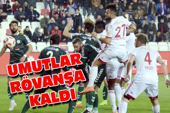 UMUTLAR RÖVANŞA KALDI