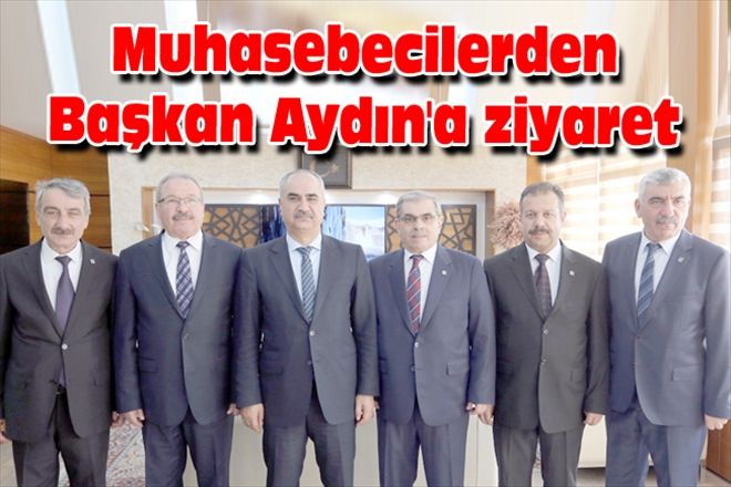 Muhasebecilerden Başkan Aydın´a ziyaret
