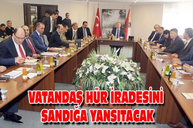 VATANDAŞ HÜR İRADESİNİ SANDIĞA YANSITACAK