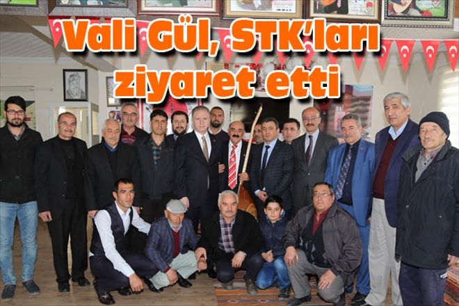Vali Gül, STK´ları ziyaret etti