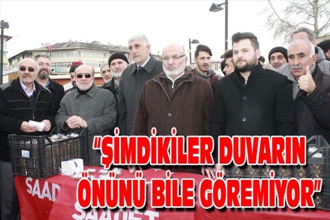 ŞİMDİKİLER DUVARIN ÖNÜNÜ BİLE GÖREMİYOR