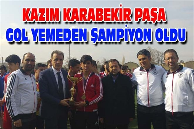 KAZIM KARABEKİR PAŞA GOL YEMEDEN ŞAMPİYON OLDU