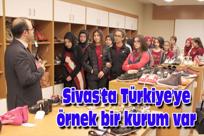 Sivas´ta Türkiye´ye örnek bir kurum var