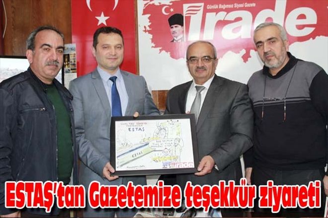 ESTAŞ´tan Gazetemize teşekkür ziyareti