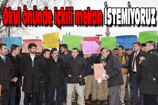 İÇKİLİ EĞLENCE MERKEZİ İSTEMİYORUZ