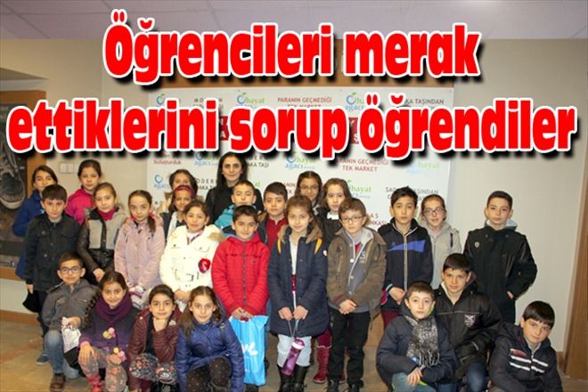 Öğrencileri merak ettiklerini sorup öğrendiler