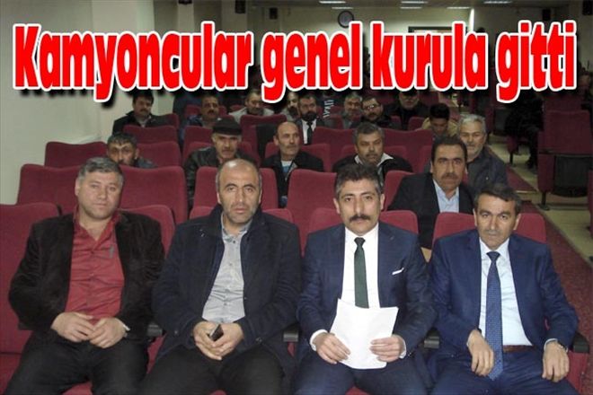 Kamyoncular genel kurula gitti