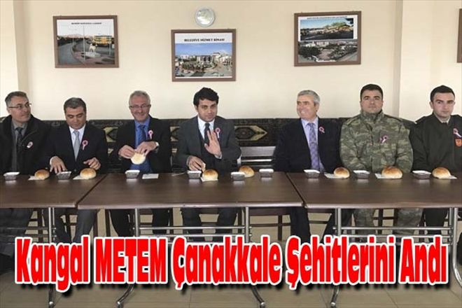 Kangal METEM Çanakkale Şehitlerini Andı