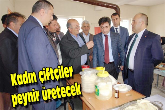 Kadın çiftçiler peynir üretecek