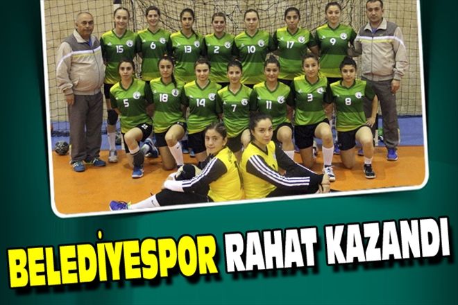BELEDİYESPOR RAHAT KAZANDI