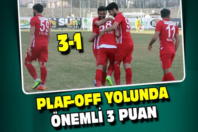 PLAF-OFF YOLUNDA ÖNEMLİ 3 PUAN