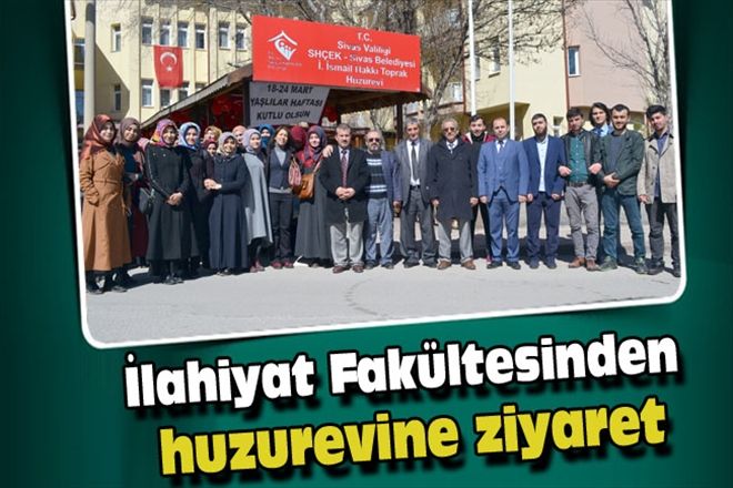 İlahiyat Fakültesinden huzurevine ziyaret