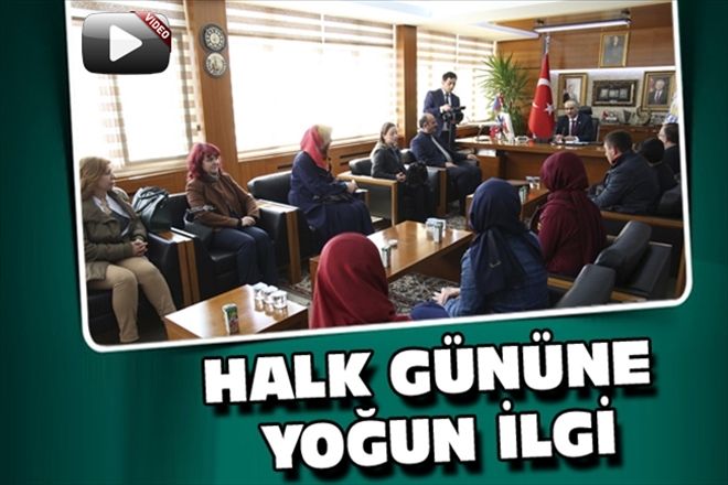 HALK GÜNÜNE YOĞUN İLGİ