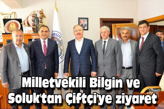 Milletvekili Bilgin ve Soluk´tan Çiftçi´ye ziyaret