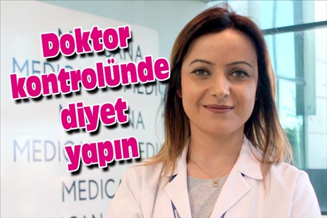 Doktor kontrolünde diyet yapın