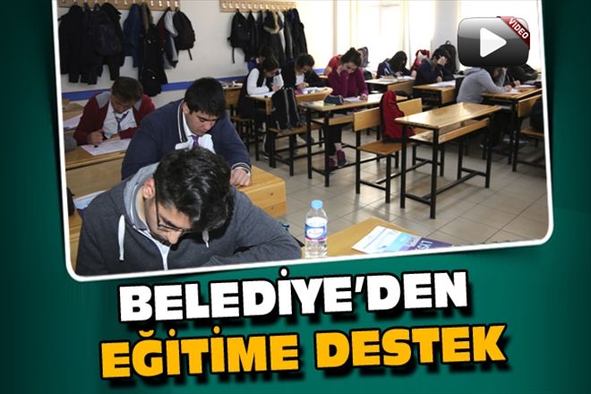 BELEDİYE´DEN EĞİTİME DESTEK