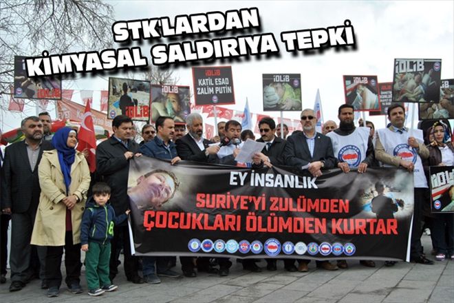 STK´LARDAN KİMYASAL SALDIRIYA TEPKİ