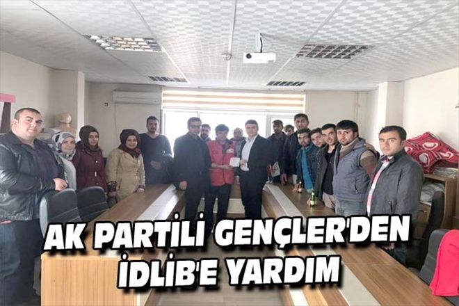 AK PARTİLİ GENÇLER´DEN  İDLİB´E YARDIM