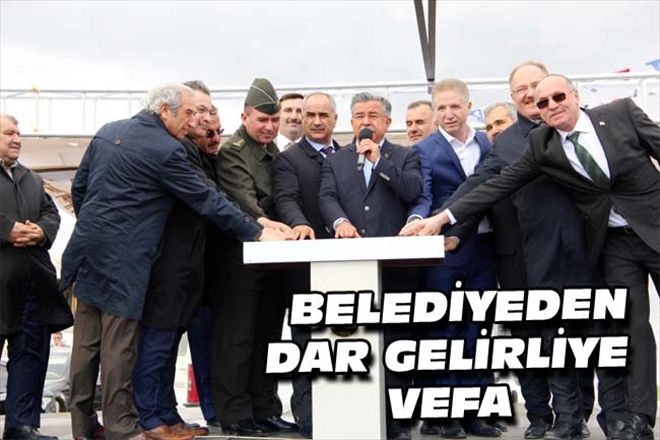BELEDİYEDEN DAR GELİRLİYE VEFA