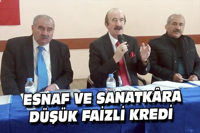 ESNAF VE SANATKÂRA DÜŞÜK FAİZLİ KREDİ 