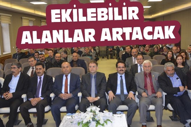EKİLEBİLİR ALANLAR ARTACAK