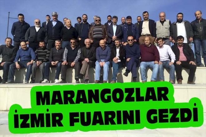 MARANGOZLAR İZMİR FUARINI GEZDİ