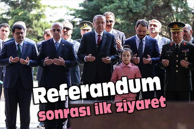 Referandum sonrası ilk ziyaret