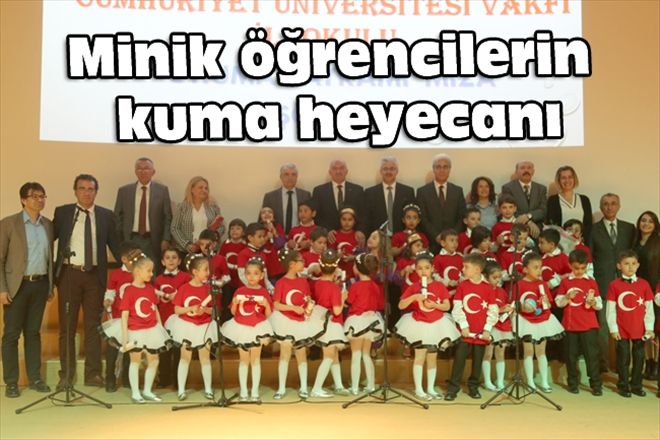 Minik öğrencilerin okuma heyecanı