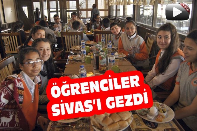 ÖĞRENCİLER SİVAS´I GEZDİ
