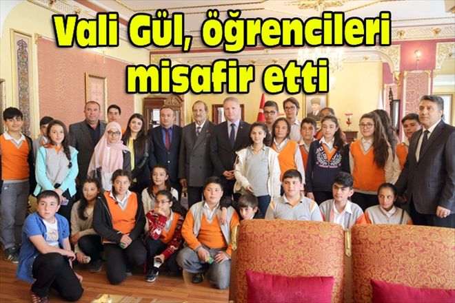 Vali Gül, öğrencileri misafir etti