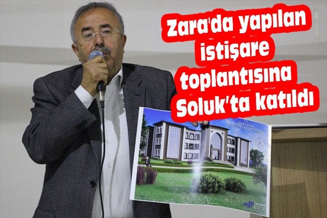 Zara´da yapılan istişare  toplantısına   Soluk´ta katıldı