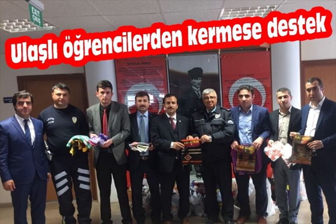 Ulaşlı öğrencilerden kermese destek