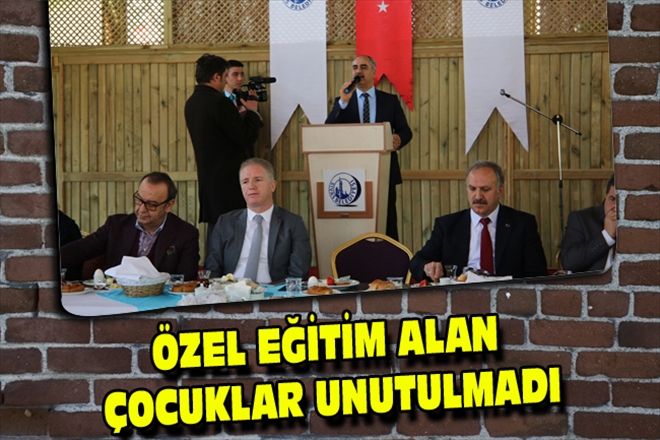 ÖZEL EĞİTİM ALAN ÇOCUKLAR UNUTULMADI
