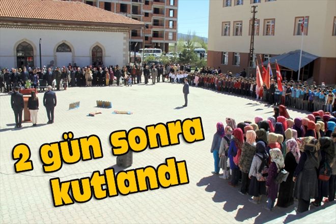 2 gün sonra kutlandı