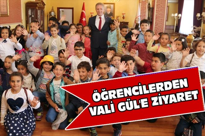 ÖĞRENCİLERDEN VALİ GÜL´E ZİYARET