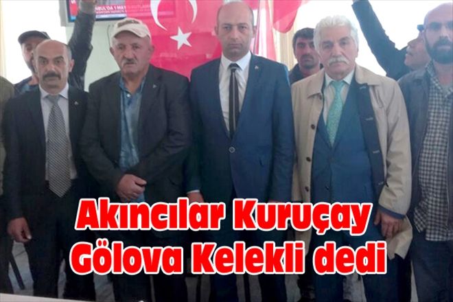 Akıncılar Kuruçay Gölova Kelekli dedi