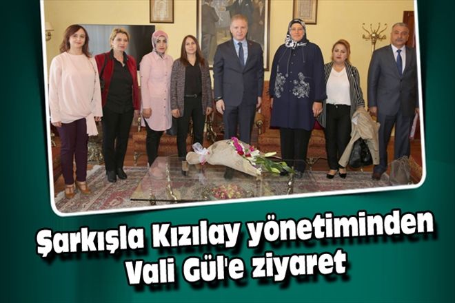 Şarkışla Kızılay yönetiminden Vali Gül´e ziyaret