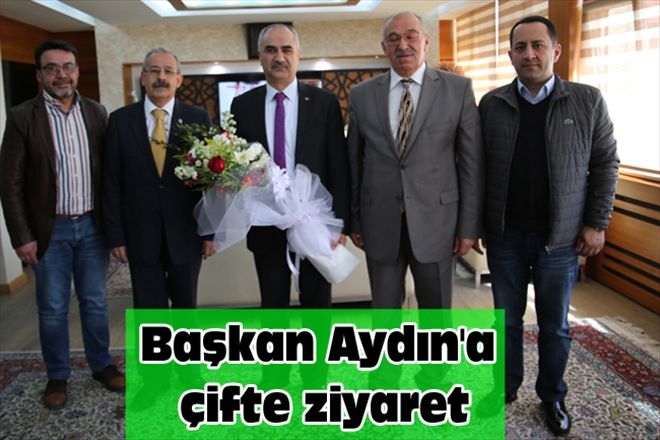 Başkan Aydın´a çifte ziyaret