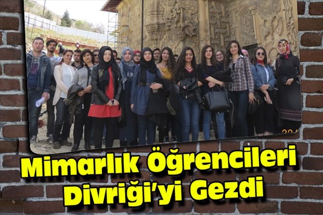 Mimarlık Öğrencileri Divriği´yi Gezdi