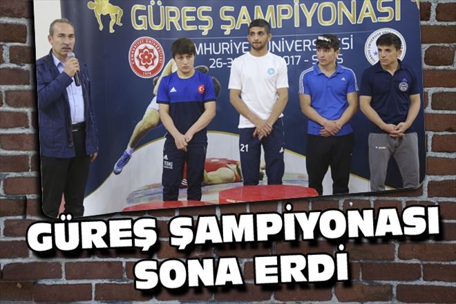 GÜREŞ ŞAMPİYONASI SONA ERDİ