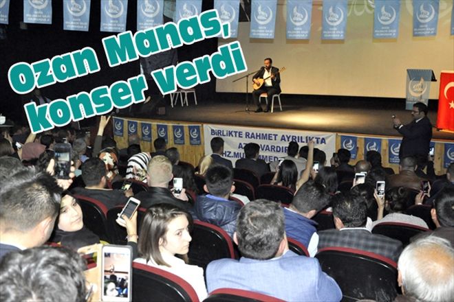 Ozan Manas, konser verdi