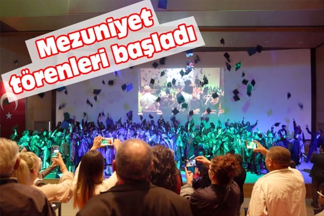 Mezuniyet törenleri başladı