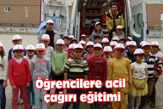 Öğrencilere acil çağırı eğitimi