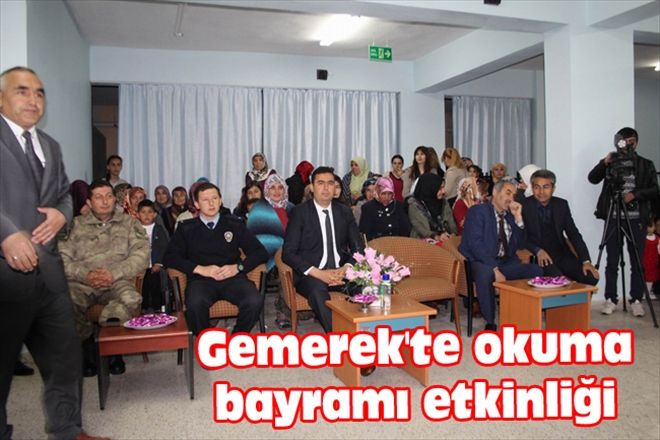 Gemerek´te okuma bayramı etkinliği