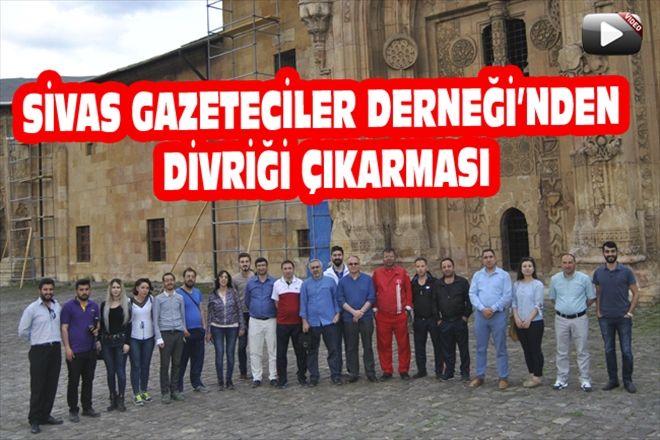 SİVAS GAZETECİLER DERNEĞİ´NDEN DİVRİĞİ ÇIKARMASI