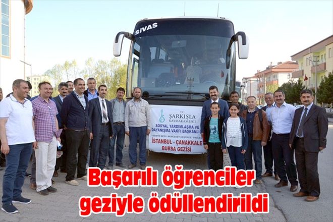 Başarılı öğrenciler geziyle ödüllendirildi