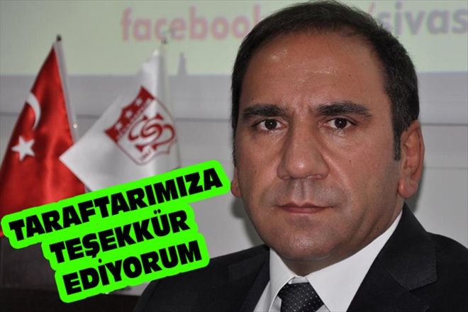TARAFTARIMIZA TEŞEKKÜR EDİYORUM